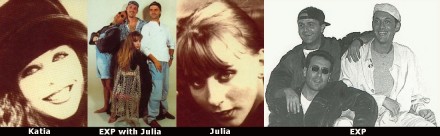 Luca Galiati, Jimmy Nicoli, Mario Borgonovo and Julia